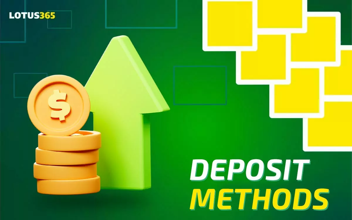 lotus365 deposit methods